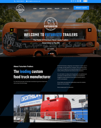 homepage futuristo