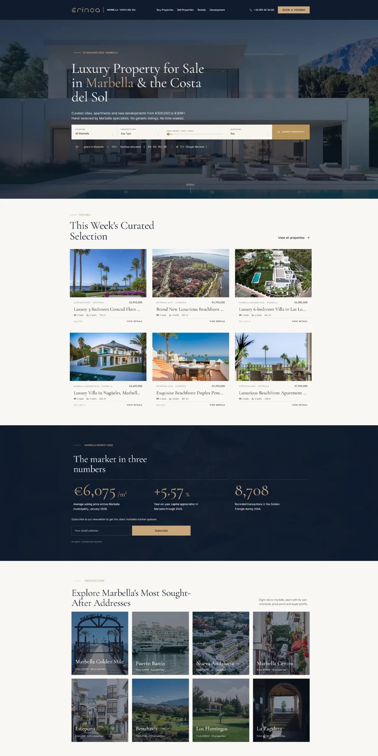 Crinoa Website Design 1st half