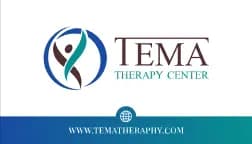 TEMA Therapy business card design 4