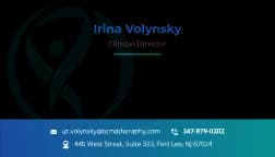 TEMA Therapy business card design 5