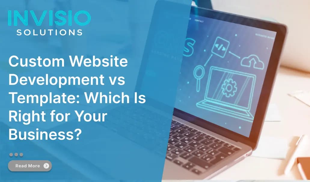 custom website development vs template