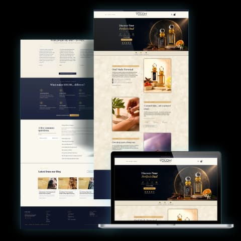 Youdh — portfolio screenshot