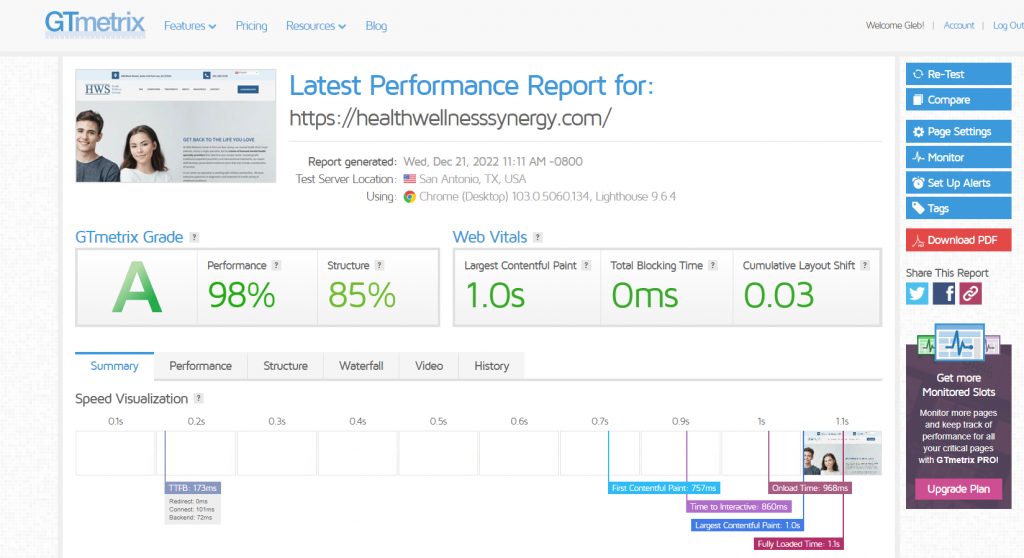HWS Optimisation