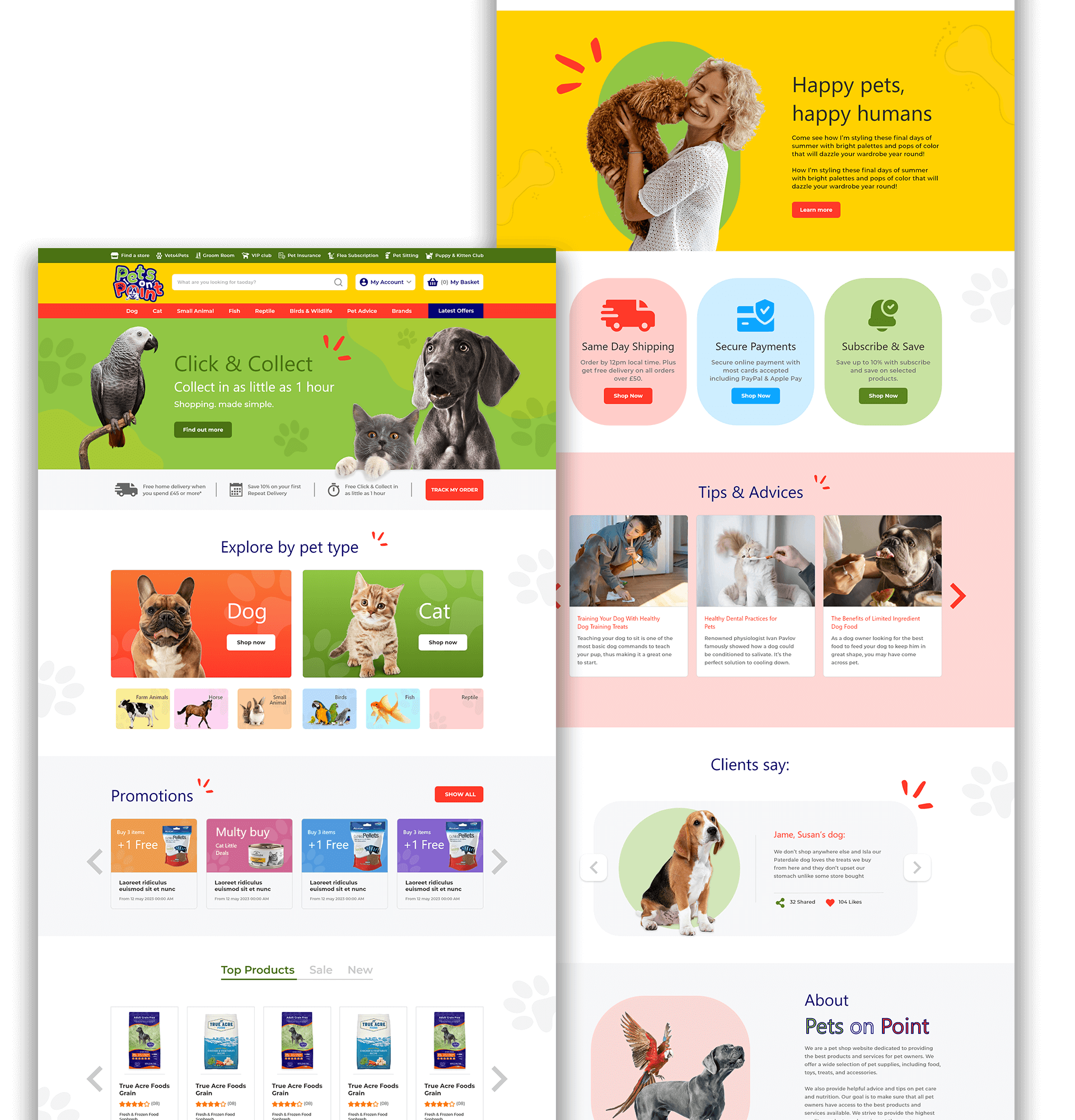 Pets on point design
