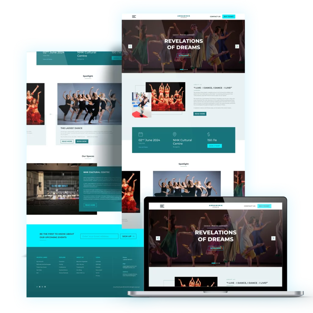 Anna Manik Website Showcase
