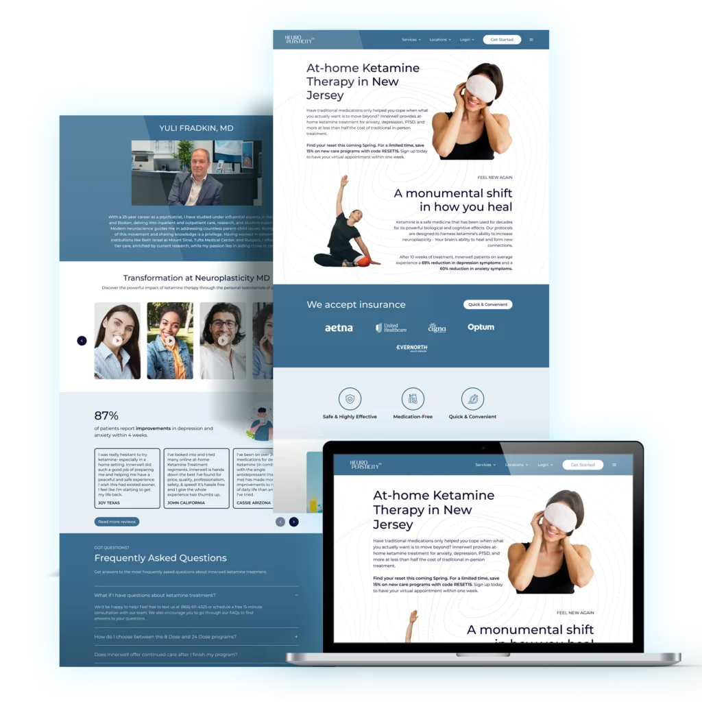 NeuroplasticityMD Website Showcase