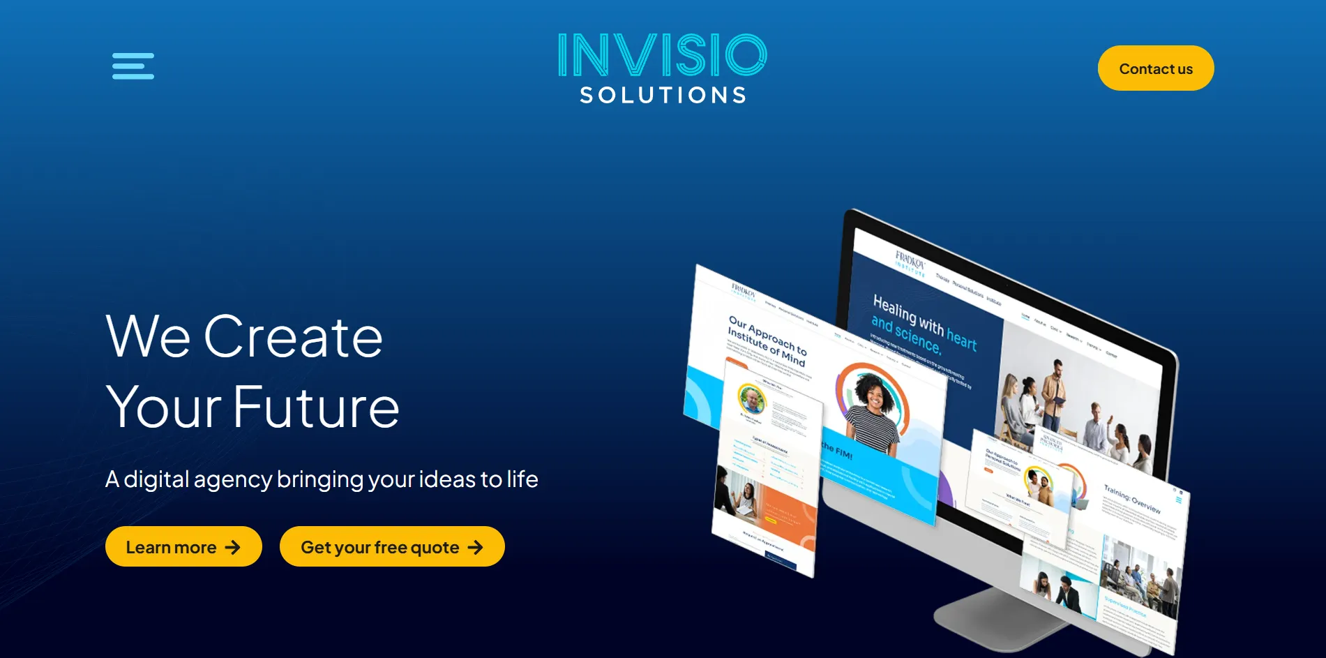 Invisio homepage
